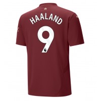 Maglia Calcio Manchester City Erling Haaland #9 Terza Divisa 2024-25 Manica Corta